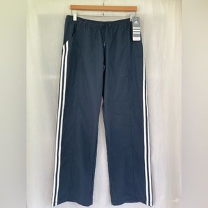 NWT. Woman’s Adidas Performance Training Track Pants. Size M Navy Blue